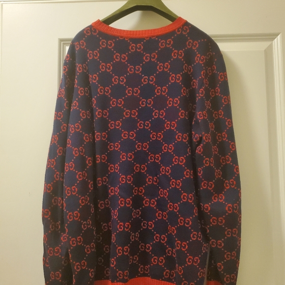 Gucci  GG LOGO JACQUARD SWEATER - Picture 6 of 12
